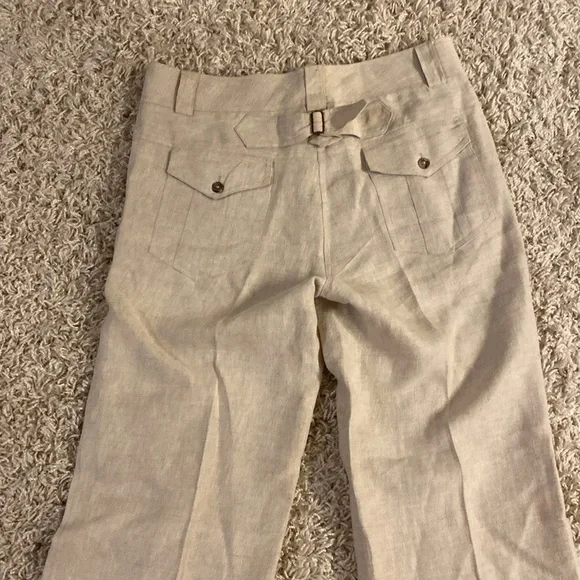 BEATRIZ CAMACHO linen wide legs size 10
